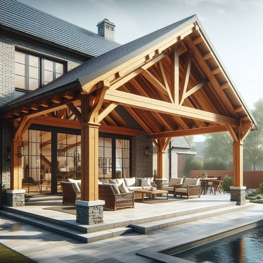 Custom Wood Patio Covers in Denton Texas