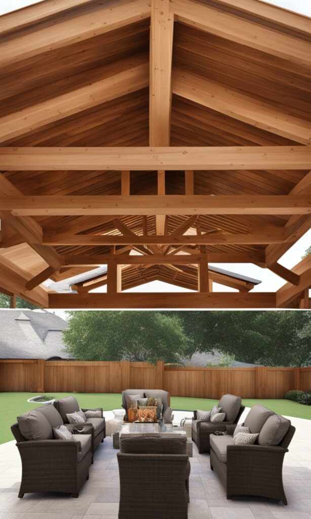 custom cedar patio covers