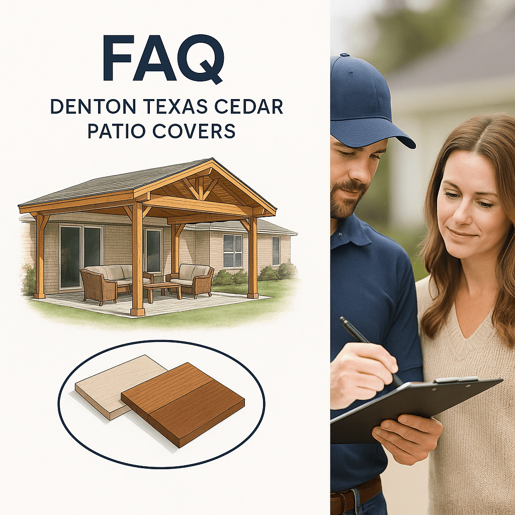 FAQ – Denton Texas Cedar Patio Covers
