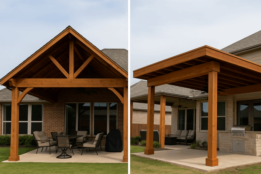 Gabled and Flat Roof Designs