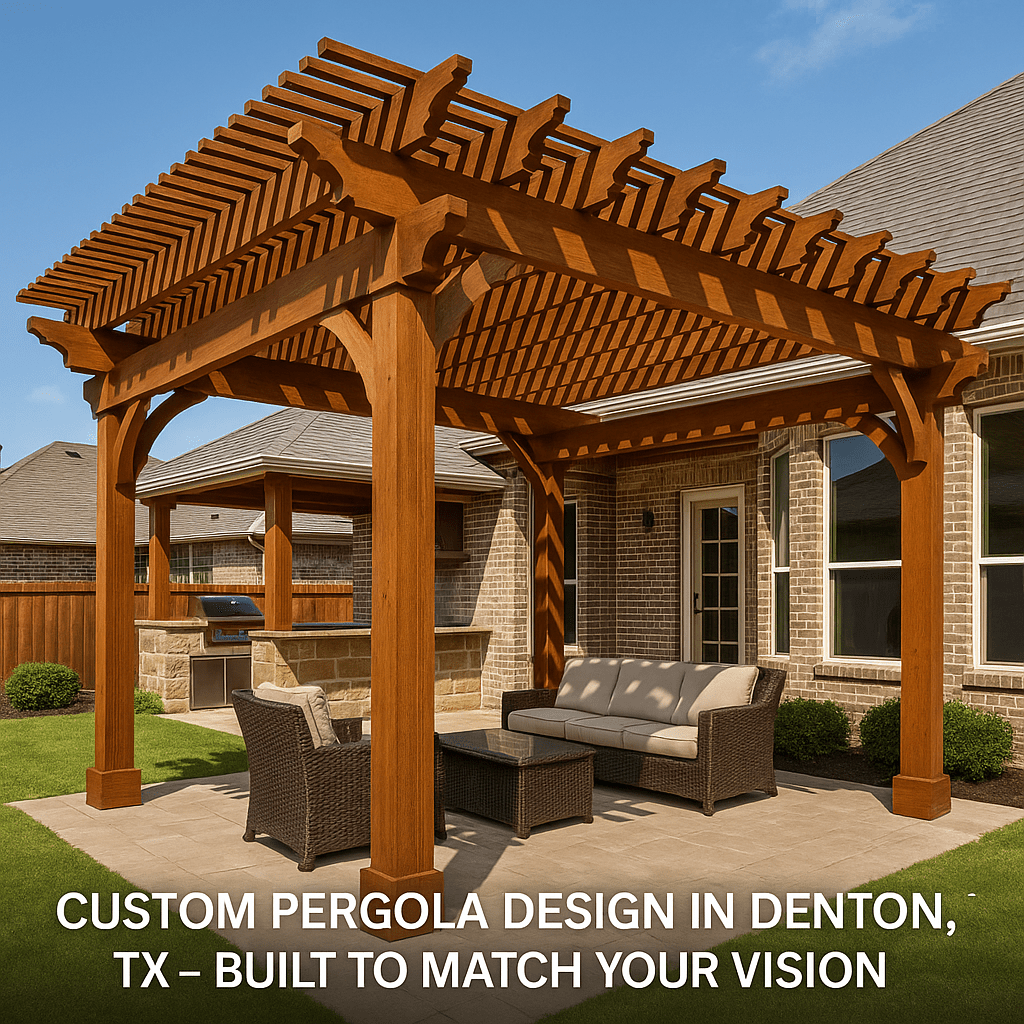 Custom Pergola Design in Denton TX