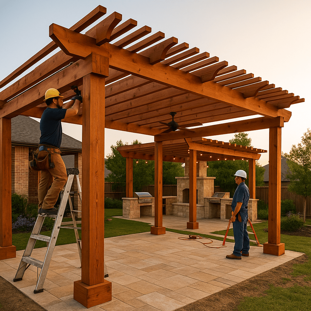 Pergola Construction Services for North Texas Homes